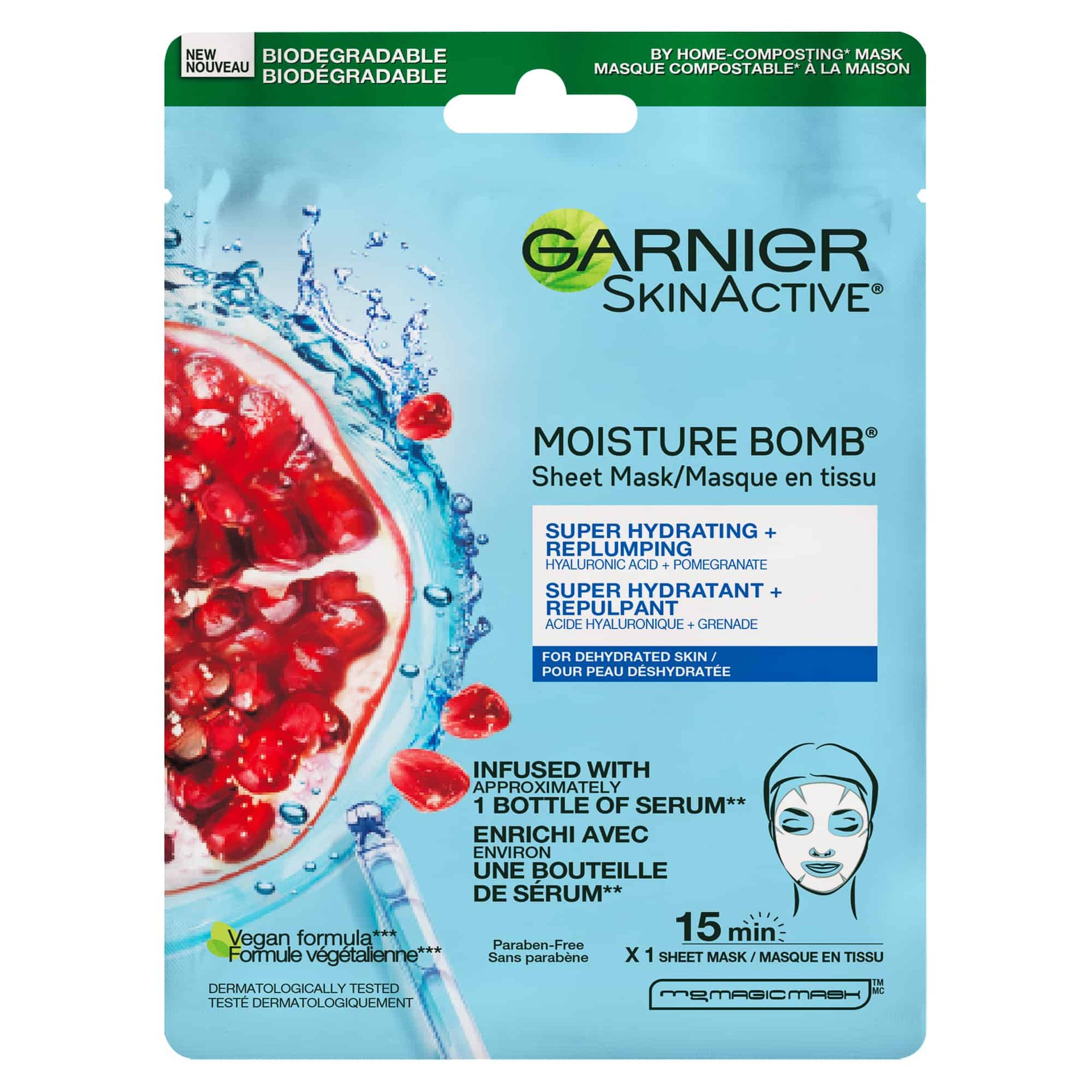 Moisture Bomb Super Hydrating Replumping Sheet Mask with Hyaluronic ...