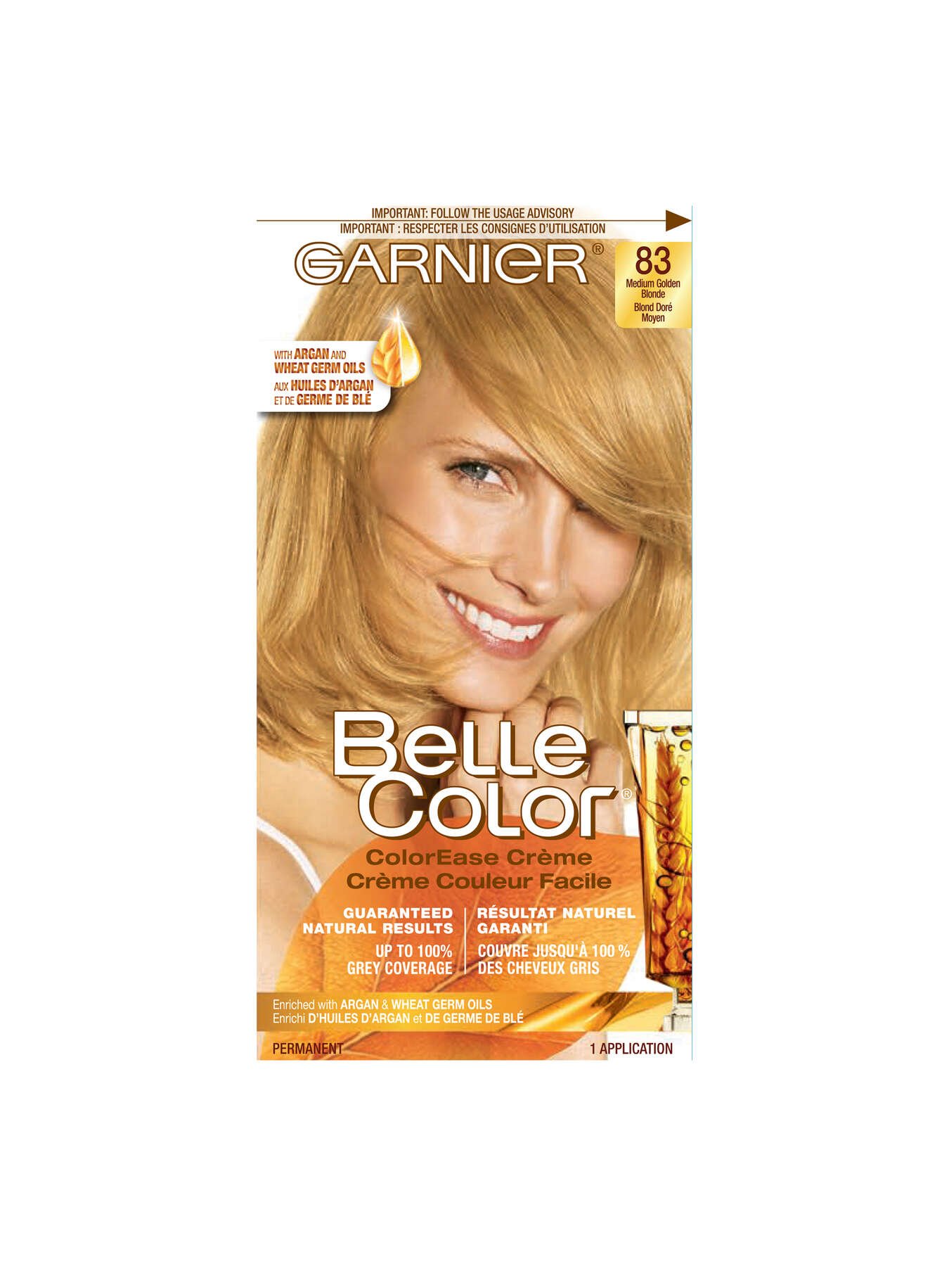 Garnier Belle Color Natural Dark Golden Blonde Permanent Hair Dye ...