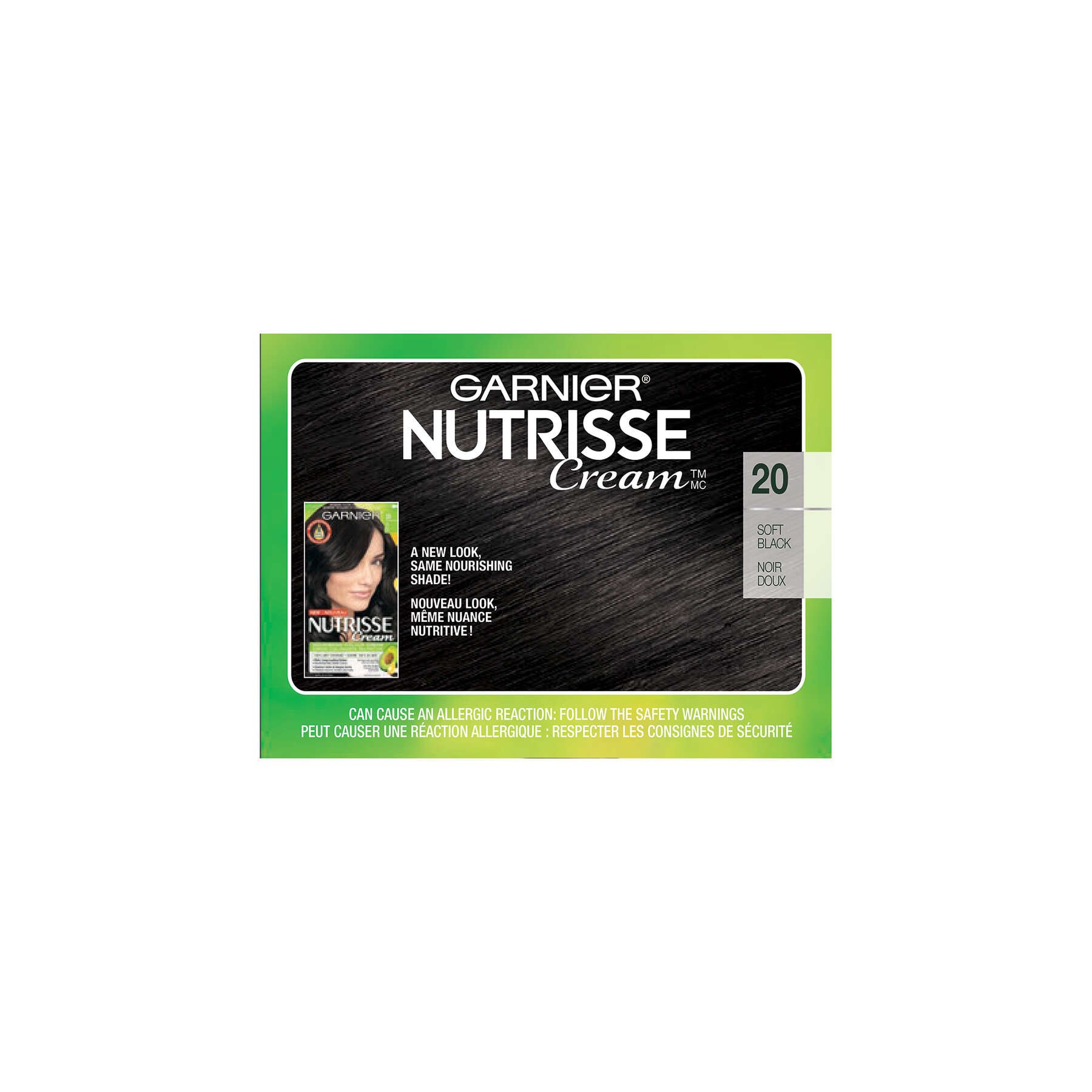 20 Soft Black Garnier Nutrisse Cream 