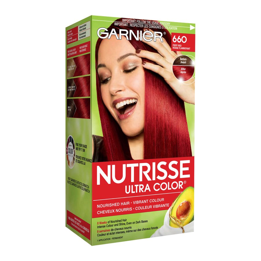 660 Fiery Red Garnier Nutrisse Ultra Color 